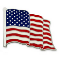 Made in the America Nickel Plated USA Flag
